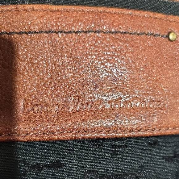 Fossil Brown Leather Long Wallet with Metal Clasp - Picture 12 of 15